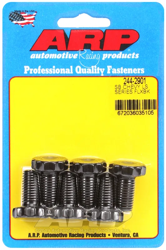244-2901 – ARP Auto Trans Flexplate Bolt, For Use With Gen III/ LS Series Chevy Small Block 0.880 Inch Under Head Len...